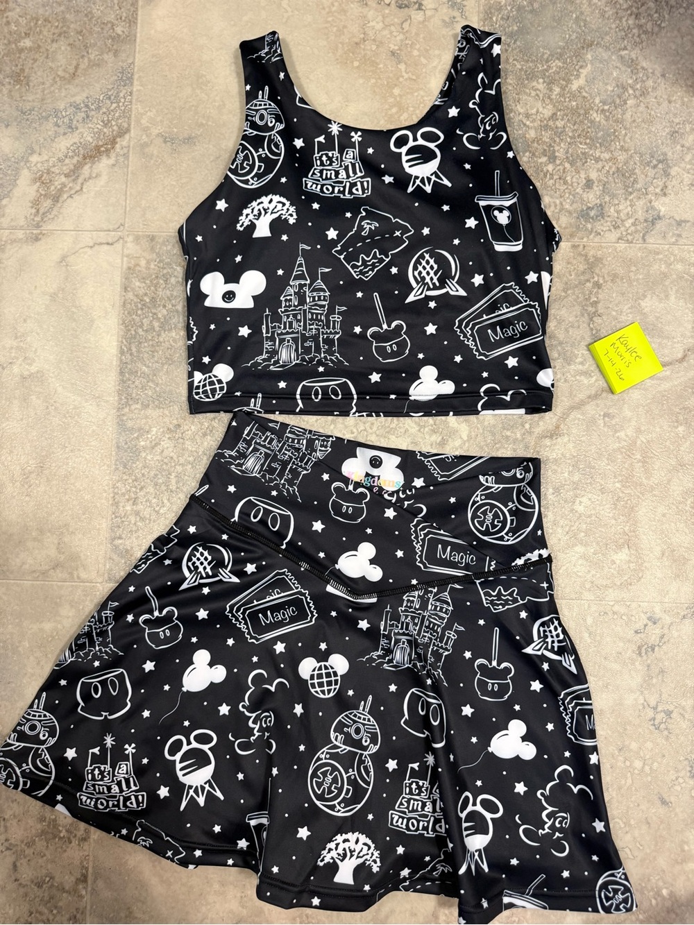 Kingdom and Co sports top and skort